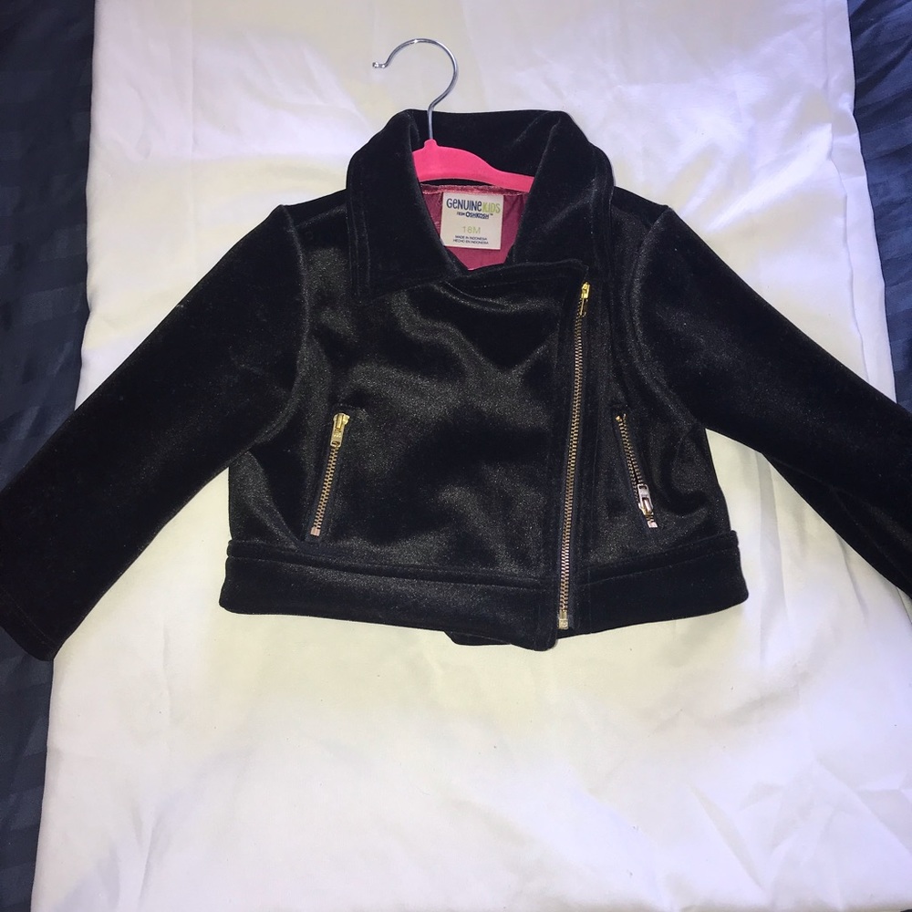 Toddler Black Moto Jacket